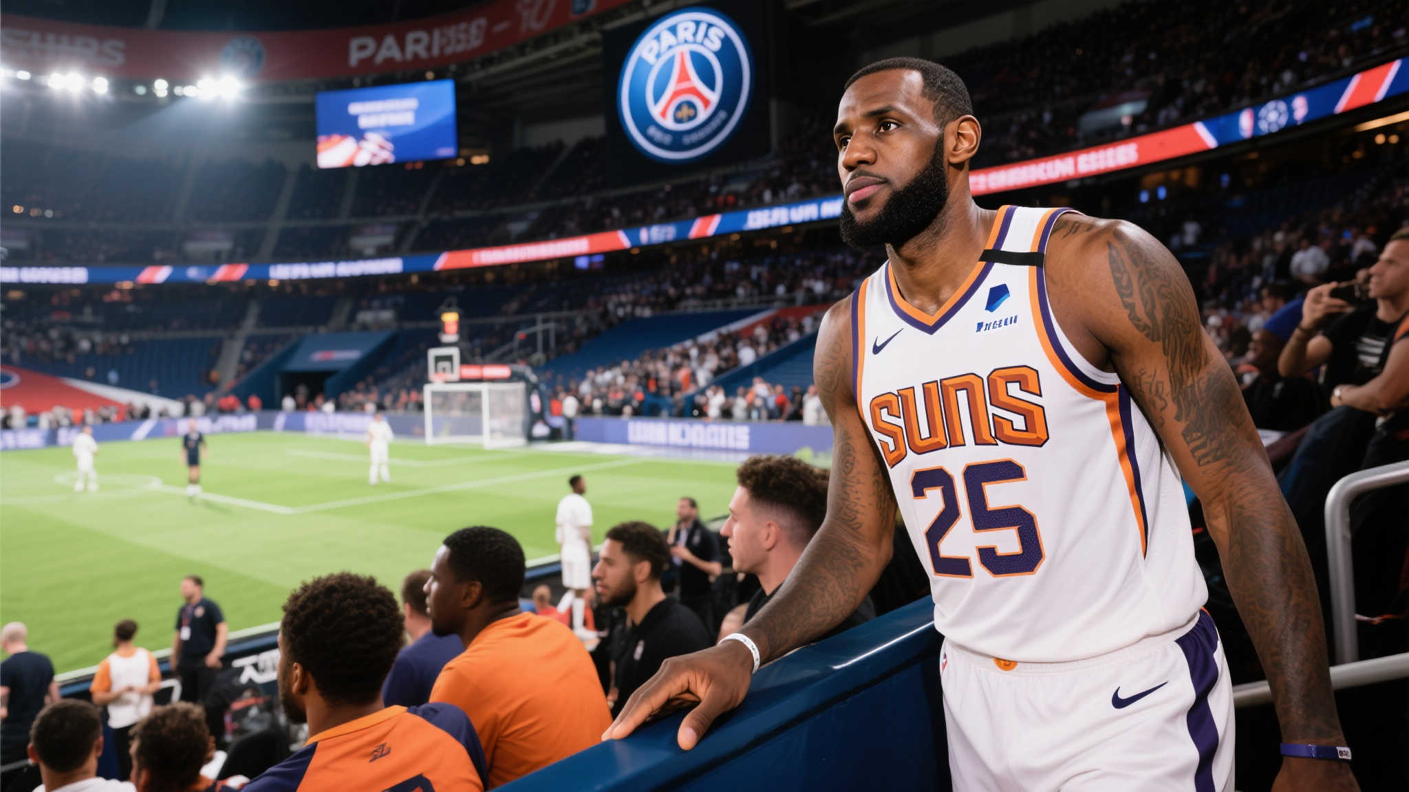 杜兰特现身洛杉矶，与巴特勒同框，并关注巴黎大都会的欧冠比赛